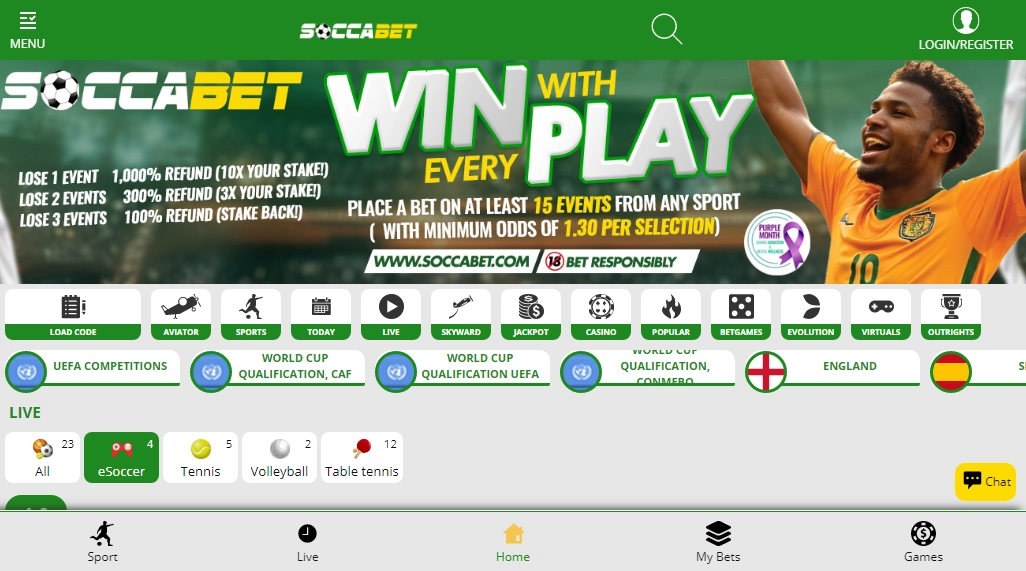 Soccabet Casino